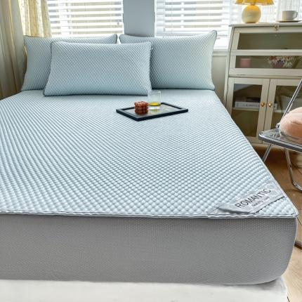 91家纺网 家纺一手货源 找家纺 (总)青竹苑 2022新款凉感冰豆豆席床笠款