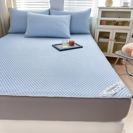 91家纺网 家纺一手货源 找家纺 (总)青竹苑 2022新款凉感冰豆豆席床笠款