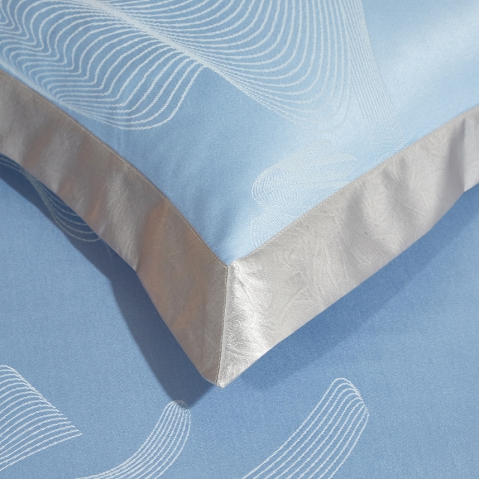 91家纺网 家纺一手货源 找家纺 威克凯丽2022新款七彩大提花纯竹纤维软凉席三件套 贵族品味