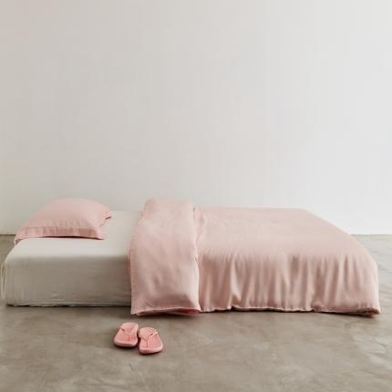 8小时 2023新款60兰精天丝单被套 浅杏粉