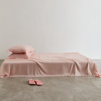 8小时 2023新款60兰精天丝单床单 浅杏粉