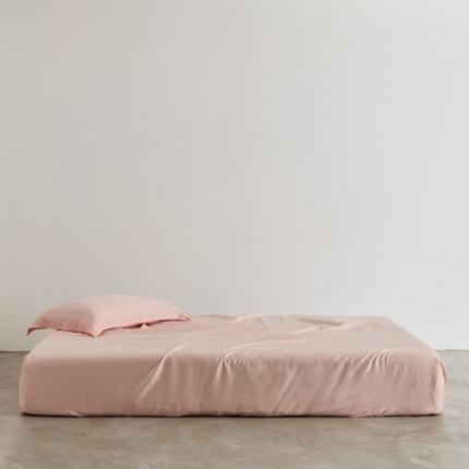 8小时 2023新款60兰精天丝单床笠 浅杏粉