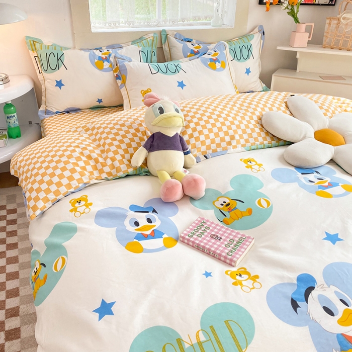 91家纺网 家纺一手货源 找家纺 眠博士 2022新款全棉13372迪士尼印花四件套 纳德宝宝