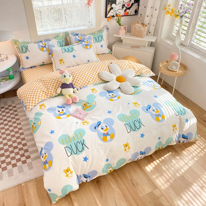 91家纺网 家纺一手货源 找家纺 眠博士 2022新款全棉13372迪士尼印花四件套 纳德宝宝