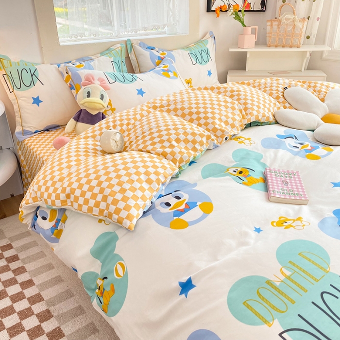 91家纺网 家纺一手货源 找家纺 眠博士 2022新款全棉13372迪士尼印花四件套 纳德宝宝