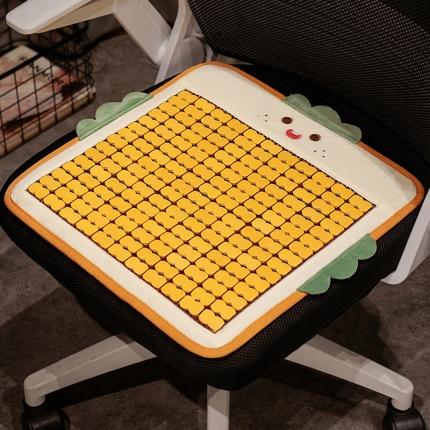 91家纺网 家纺一手货源 找家纺 （总）仟亿莱 2022新款卡通款竹藤凉席坐垫