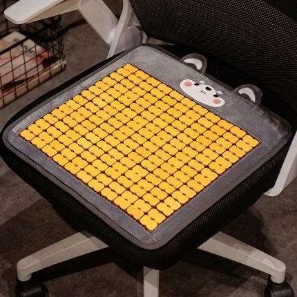 91家纺网 家纺一手货源 找家纺 （总）仟亿莱 2022新款卡通款竹藤凉席坐垫