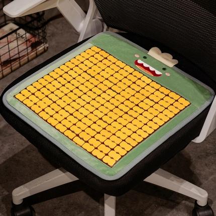 91家纺网 家纺一手货源 找家纺 （总）仟亿莱 2022新款卡通款竹藤凉席坐垫