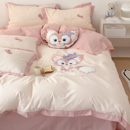 91家纺网 家纺一手货源 找家纺 (总)朗莎 2022新款迪士尼水洗棉四件套