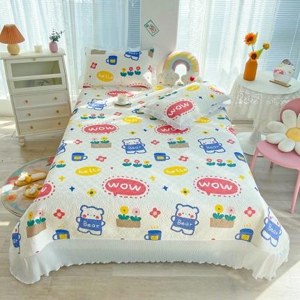 91家纺网 家纺一手货源 找家纺 （总）鑫钰 2023全棉印花床盖三件套（支持定做）