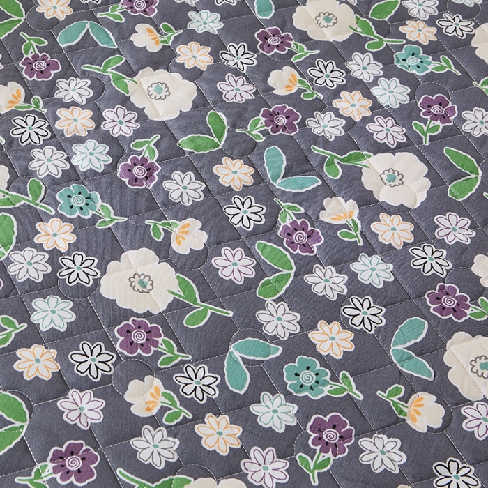 91家纺网 家纺一手货源 找家纺 （总）十个点 2022新款全棉夹棉印花床裙