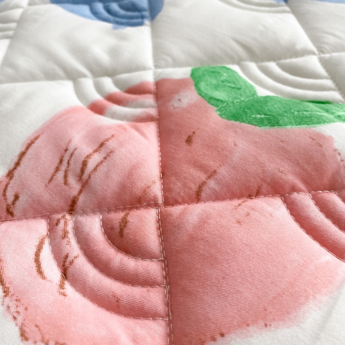 91家纺网 家纺一手货源 找家纺 鑫钰 2023新款全棉抗菌印花薄床垫 陌颜兰