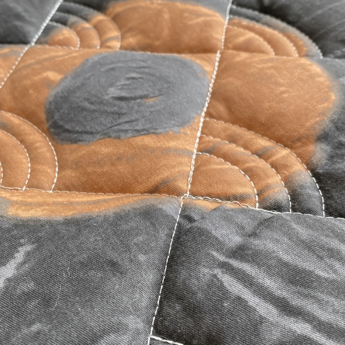 91家纺网 家纺一手货源 找家纺 鑫钰 2023新款全棉抗菌印花薄床垫 奈思-黑