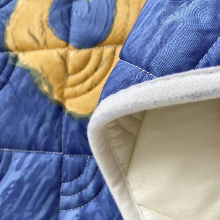 91家纺网 家纺一手货源 找家纺 鑫钰 2023新款全棉抗菌印花薄床垫 奈思-兰