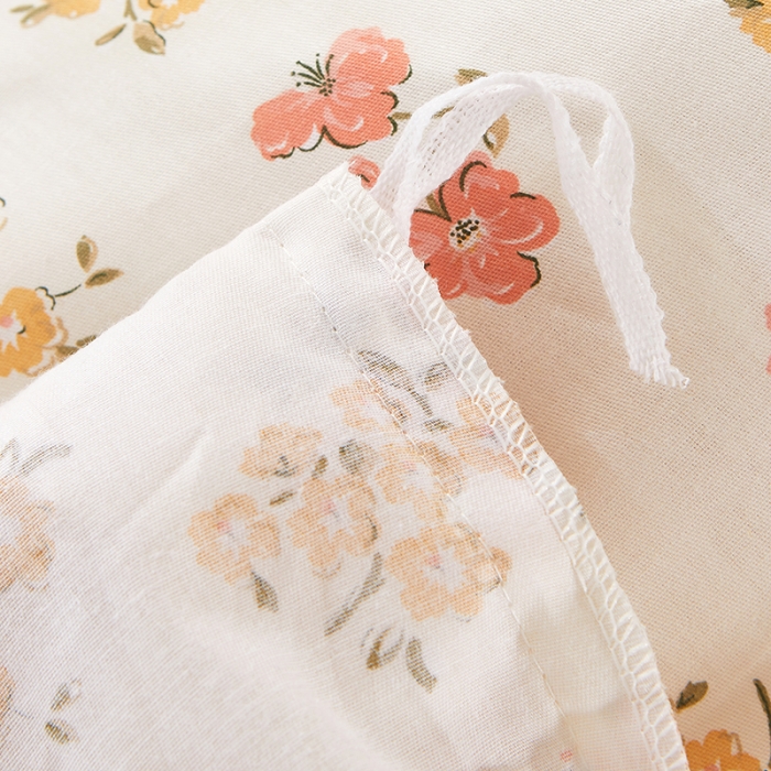 91家纺网 家纺一手货源 找家纺 十个点 2022新款全棉夹棉印花床裙四件套 爱的花海