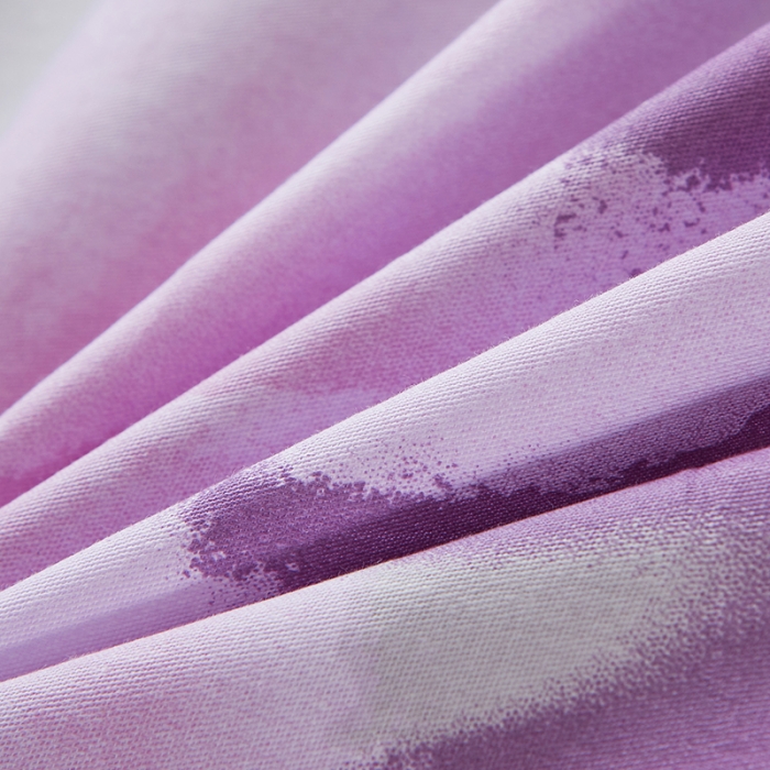 91家纺网 家纺一手货源 找家纺 十个点 2022新款全棉夹棉印花床裙四件套 沐春