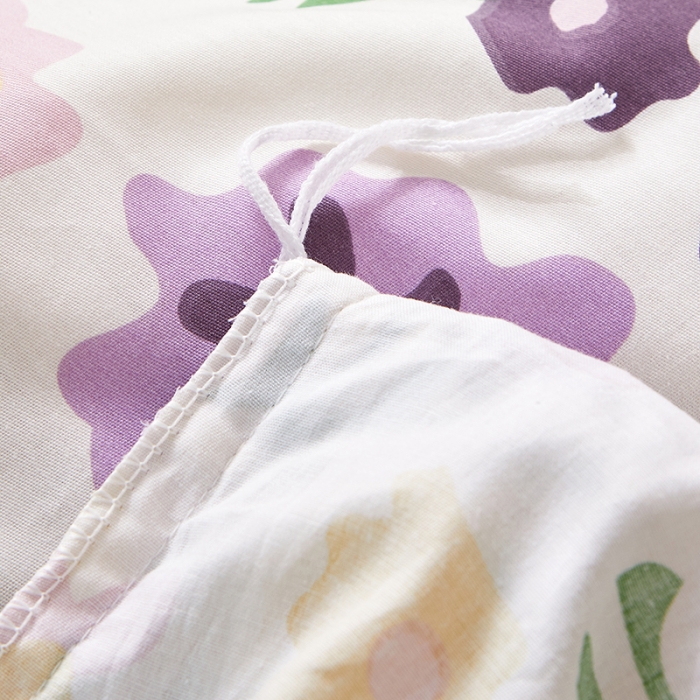 91家纺网 家纺一手货源 找家纺 十个点 2022新款全棉夹棉印花单被套 花海之恋