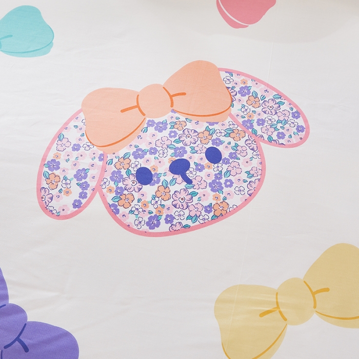 91家纺网 家纺一手货源 找家纺 十个点 2022新款全棉夹棉印花单被套 花花狗