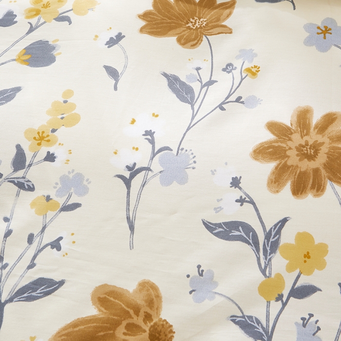 91家纺网 家纺一手货源 找家纺 十个点 2022新款全棉夹棉印花单被套 四月天