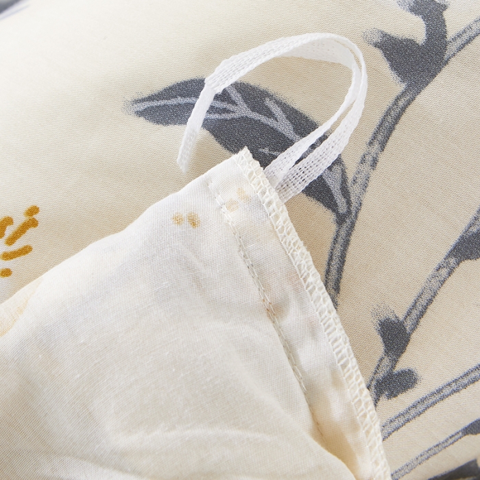 91家纺网 家纺一手货源 找家纺 十个点 2022新款全棉夹棉印花单被套 四月天