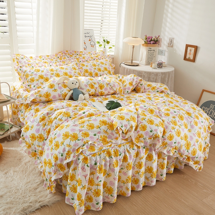 91家纺网 家纺一手货源 找家纺 十个点 2022新款全棉夹棉印花单被套 五月花