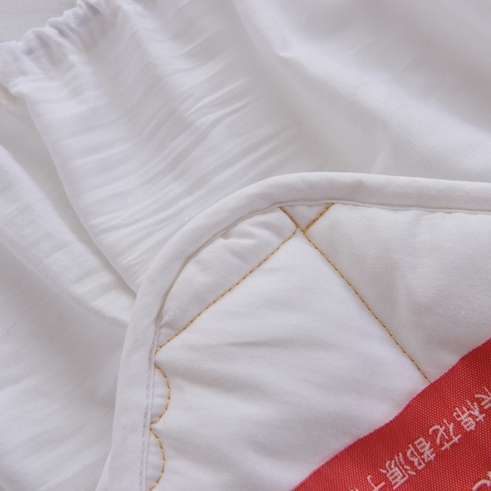 91家纺网 家纺一手货源 找家纺 豪选 2025新款全棉纯棉金绣夹棉床笠可裸睡四季款金绣珍珠白