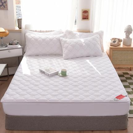 91家纺网 家纺一手货源 找家纺 （总）豪选 2025新款全棉纯棉金绣夹棉床笠上新可裸睡四季款