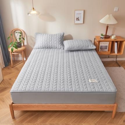 91家纺网 家纺一手货源 找家纺 （总）卡伦 2025新款原棉大豆纤维夹棉床笠席梦思保护套