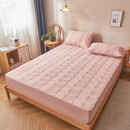 91家纺网 家纺一手货源 找家纺 （总）卡伦 2025新款原棉大豆纤维夹棉床笠席梦思保护套