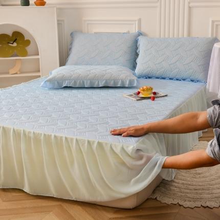 91家纺网 家纺一手货源 找家纺 （总）豪美鑫 2022新款床裙床笠款乳胶席系列一