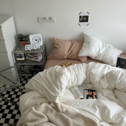 91家纺网 家纺一手货源 找家纺 2022新春高级感混搭ins风四件套