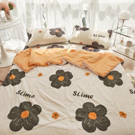 91家纺网 家纺一手货源 找家纺 （总）慕尚 2025新款乳胶凉席水洗棉夏被三件套四件套