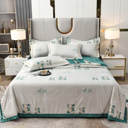 91家纺网 家纺一手货源 找家纺 (总) 雨洋 2025新款乐感丝夏被四件套