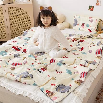 91家纺网 家纺一手货源 找家纺 （总）十九色 2024新款 热卖 ins全棉儿童夏被