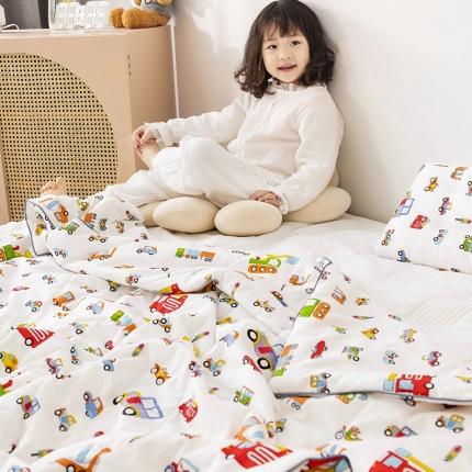 91家纺网 家纺一手货源 找家纺 （总）十九色 2024新款 热卖 ins全棉儿童夏被