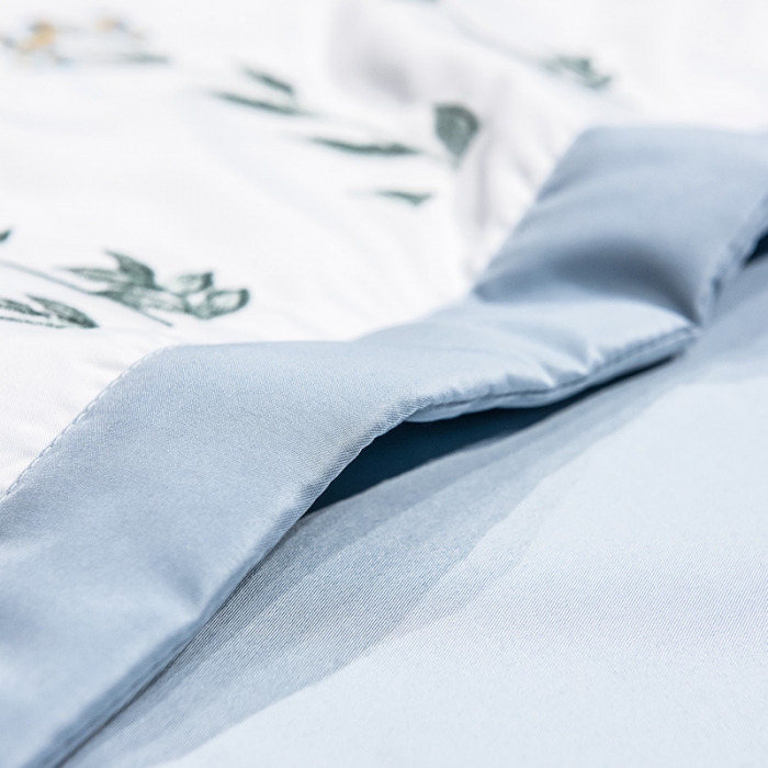 91家纺网 家纺一手货源 找家纺 澳梵 2022新款莫代尔绣花夏被四件套 青雅