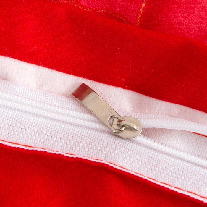 91家纺网 家纺一手货源 找家纺 柔享家（原芷澜家纺） 2025新款双边床裙四件套 家有喜事