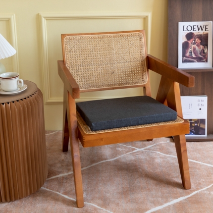 91家纺网 家纺一手货源 找家纺 2025天然乳胶坐垫亚麻坐垫天鹅绒乳胶座垫学生椅垫内外套