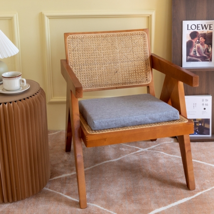 91家纺网 家纺一手货源 找家纺 2025天然乳胶坐垫亚麻坐垫天鹅绒乳胶座垫学生椅垫内外套