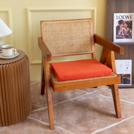 91家纺网 家纺一手货源 找家纺 2025天然乳胶坐垫亚麻坐垫天鹅绒乳胶座垫学生椅垫内外套