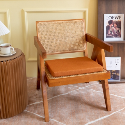 91家纺网 家纺一手货源 找家纺 2025天然乳胶坐垫亚麻坐垫天鹅绒乳胶座垫学生椅垫内外套