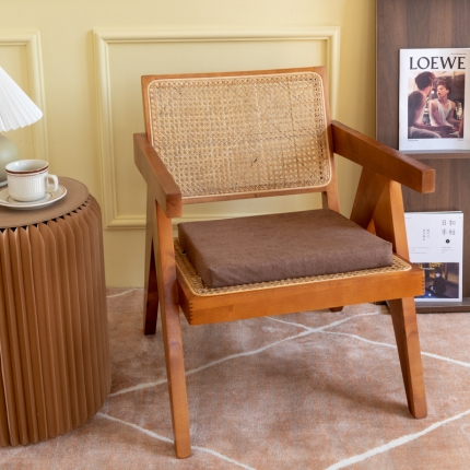 91家纺网 家纺一手货源 找家纺 2025天然乳胶坐垫亚麻坐垫天鹅绒乳胶座垫学生椅垫内外套