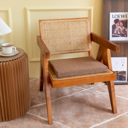 91家纺网 家纺一手货源 找家纺 2025天然乳胶坐垫亚麻坐垫天鹅绒乳胶座垫学生椅垫内外套