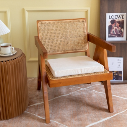 91家纺网 家纺一手货源 找家纺 2025天然乳胶坐垫亚麻坐垫天鹅绒乳胶座垫学生椅垫内外套