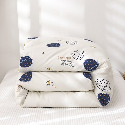 91家纺网 家纺一手货源 找家纺 （总）新款全棉AB版被套多功能幼儿园被可拆洗被套被芯活套被