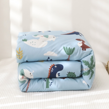 91家纺网 家纺一手货源 找家纺 新款全棉AB版被套多功能幼儿园被可拆洗被套被芯活套被 热带世界