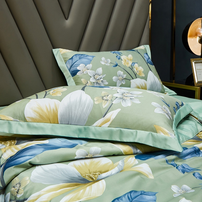 91家纺网 家纺一手货源 找家纺 （总）绣女坊2023新款水洗天丝夏被四件套夏凉被