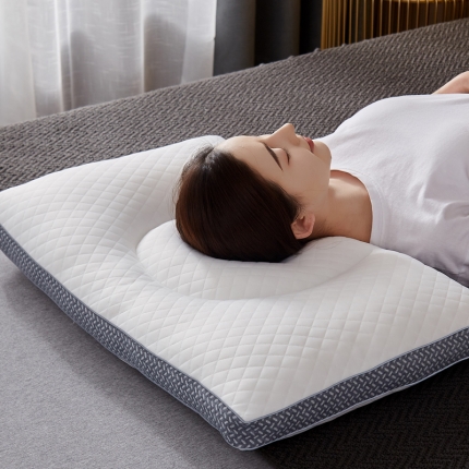 91家纺网 家纺一手货源 找家纺 （总）乐可 2022新款分区舒压枕-风格二