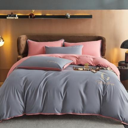 91家纺网 家纺一手货源 找家纺 (总)惠居家 2022新款牛奶棉绣花四件套