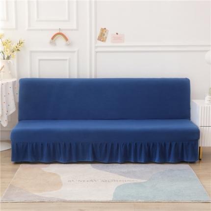 91家纺网 家纺一手货源 找家纺 (总)雅竹 裙边款沙发床系列牛奶丝纯色